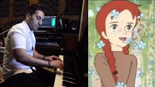 Video thumbnail of "آنشرلی با موهای قرمز|تیتراژ آنشرلی با پیانو  careless whisper (anneshirley music)"