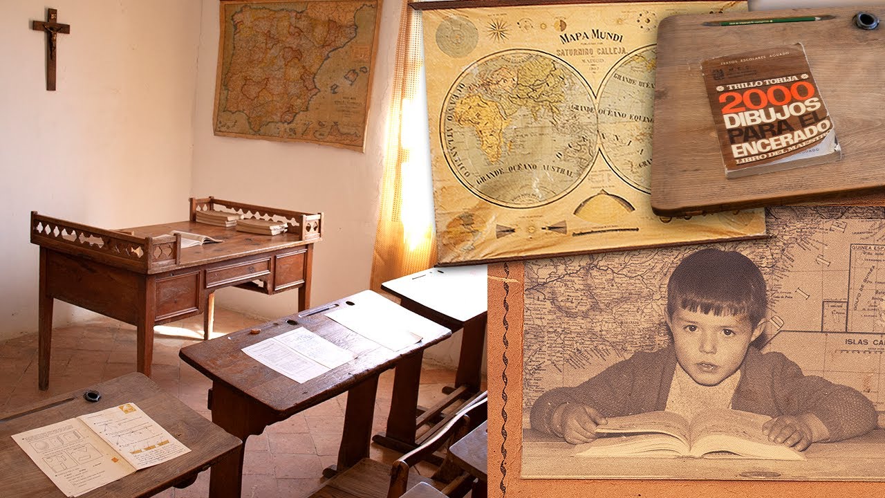 СЕЛЬСКАЯ ШКОЛА прошлых лет. Мы посещаем классы и детство наших бабушек и дедушек и родителей