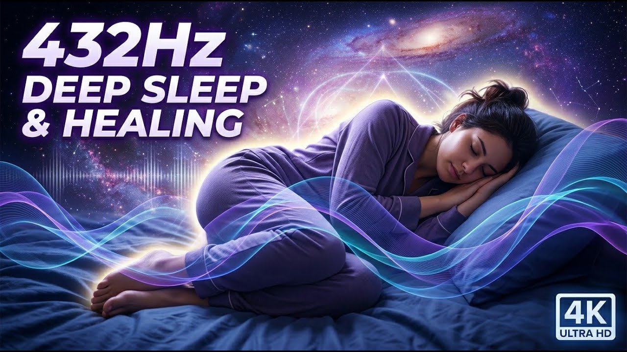Healing Energy Sleep 🌌 Balance Mind Body and Soul Overnight - YouTube