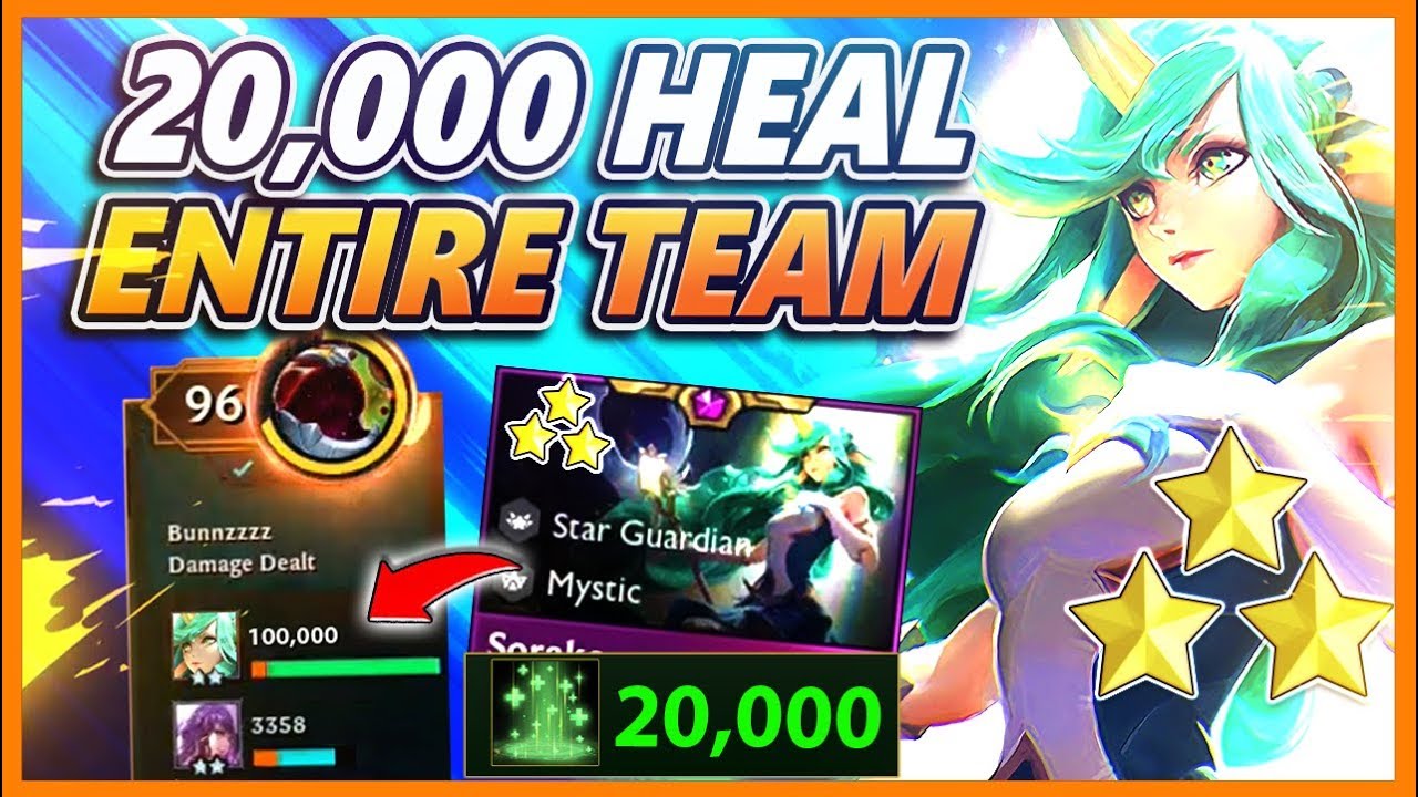 20,000 HEAL PER CHAMPION (IMPOSSIBLE TO LOSE) - BunnyFuFuu | Teamfight Tactics