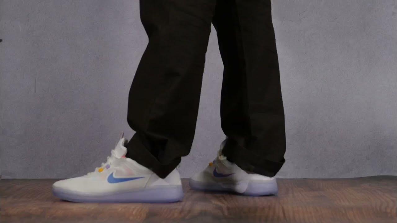 NIKE SB NYJAH FREE 2 SUMMIT WHITE/COAST/PINK SALT/LILAC ON - YouTube