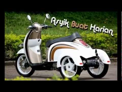 Modif Honda Scoopy 2010 Roda Tiga Asyik Buat harian YouTube