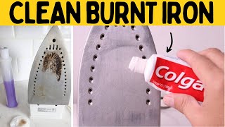 How To Clean Nonstick Iron Plate When Burnt With Toothpaste Salt And Baking Soda