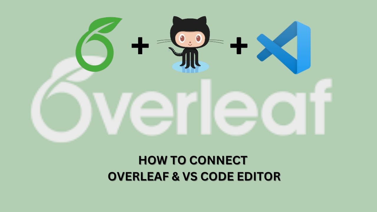 How to connect Overleaf with VS Code? - YouTube