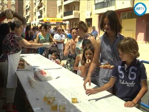 Degustación de choricillo Barrio de La Paz