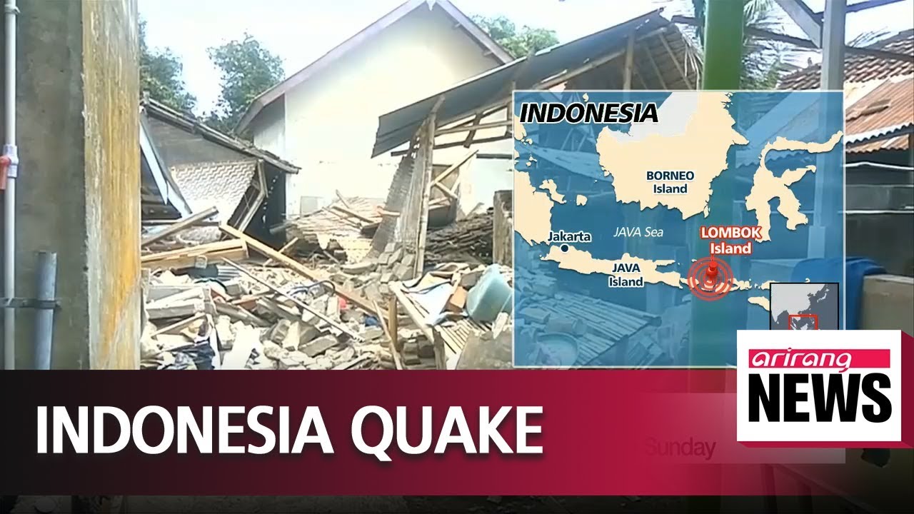Indonesia's Lombok island hit by M 6.3 earthquake