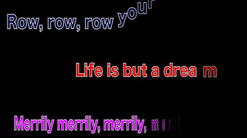 Row Your Boat Song With Rounds