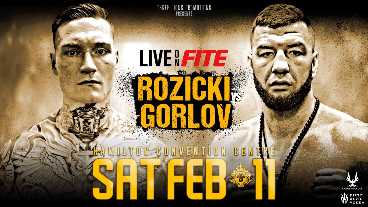 ROZICKI VS GORLOV OFFICIAL WEIGH-INS LIVE FROM SHOELESS JOES HAMILTON ON