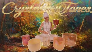 Experience the Power of Alchemy Crystal Singing Bowls Harmonic Sound Healing: Golden Healing Sound