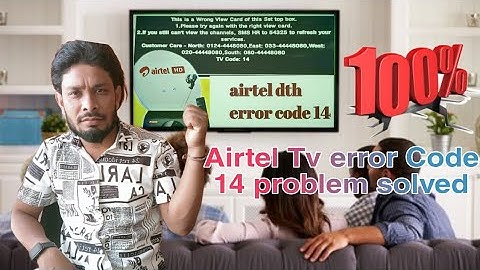 Airtel TV Code 14|| problem solved||airtel digital TV Code 14||Hindi me||