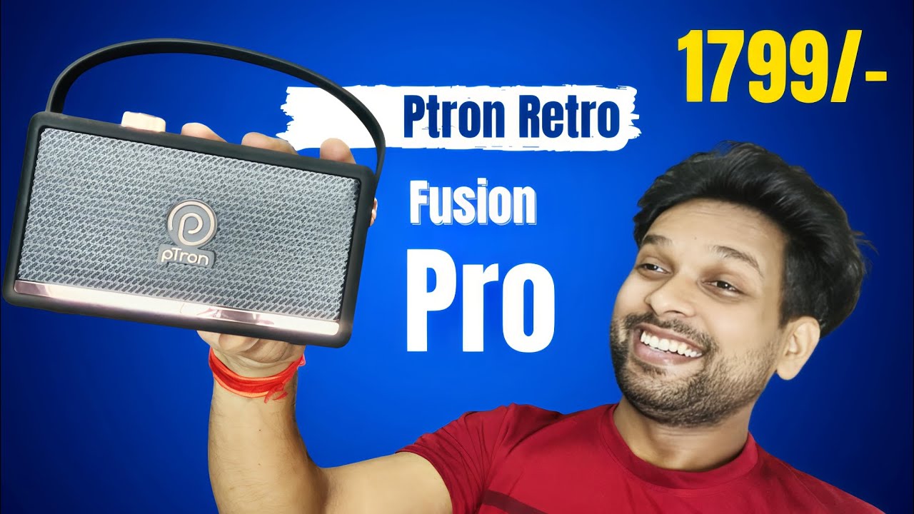 Ptron Retro Type BT speaker 🔊 | Ptron Fusion Pro Review 2025 | New Bt speaker | Ptron