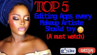 Top 5 “Editing Apps” every makeup artiste should have😳😱. A must watch. #makeup #nigerianyoutuber screenshot 5