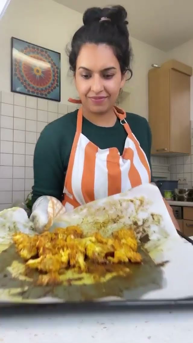Blumenkohl Curry mit Spinat (www.shibaskitchen.de) #shortsvideo # ...