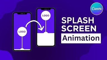 Easy Splash Screen Animation in Canva I Canva tutorial l easy canva
