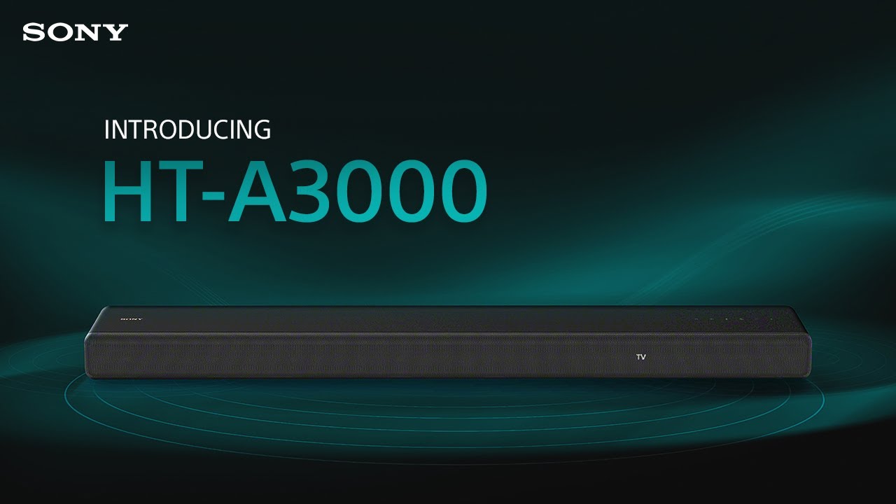 Introducing the Sony HT A 3.1ch Dolby Atmos® DTS:X soundbar