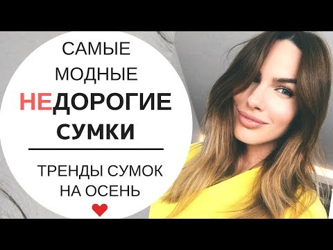 МОДНЫЕ СУМКИ НА ОСЕНЬ ЗИМА 2019 | ТОП 10 НЕДОРОГИХ МОДНЫХ СУМОК