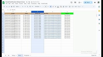 📧 Automated Email Notification System | Google Sheets + Apps Script