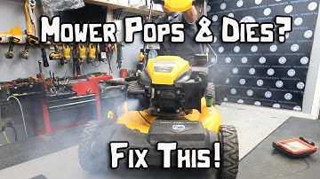 Cub Cadet Push Mower Pops & Won’t Stay Running Full Valve Train Diagnosis/Repair On Powermore Engine