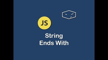 string ends with in javascript