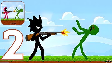 Stick vs Zombies - Gameplay Walkthrough Part 2 (Android, iOS)