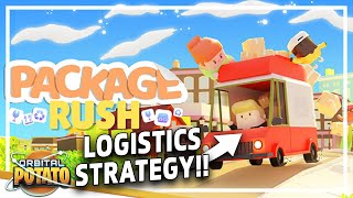 Super Minimalist TRANSPORT GAME!! - Package Rush - Management Logistics Game screenshot 5