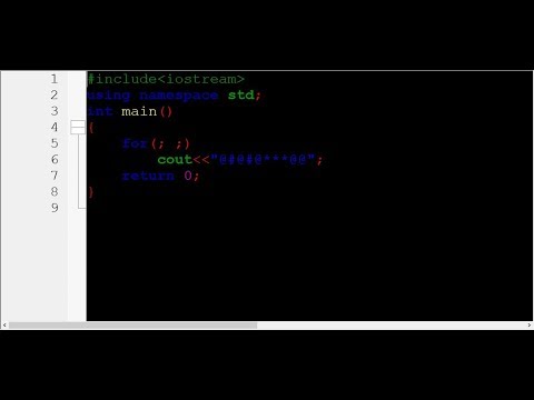 c++ infinity for loop /Example - YouTube