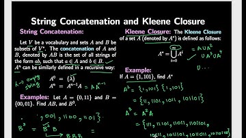 String Concatenation, Kleene