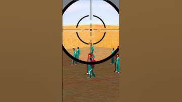 Squid game 🔥K Sniper Challenge 3d #squidgame #shortsviral #shortsfeed #viralvideo #games