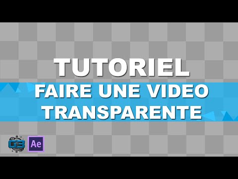 [TUTO] Créer une vidéo TRANSPARENTE !