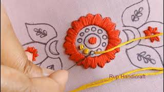 All over Latest Stitch Embroidery Tutorial Class #106,Needlepoint art,Easy Sewing Technique Beginner