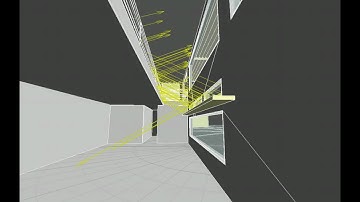 ECOTECT: Lightshelf with Annually Reflected Solar Rays