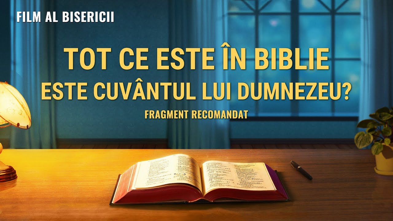 „Rupe cătușele și fugi” Segment 2 - Tot ce este în Biblie este cuvântul lui Dumnezeu?