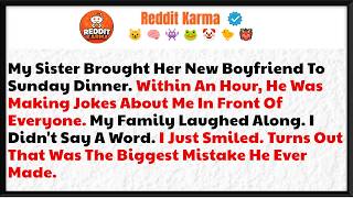 My Sister's Boyfriend Mocked Me At Dinner. He Didn't Know Who I Was.