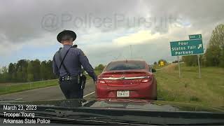 Deported Felon FIGHTS Arkansas State Police Trooper