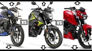 Pulsar NS vs CB Hornet vs RTR 160 4V COMPARISION || BD MOTOCYCLE || BIKE LOVERs