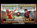 Full Highlights Islamabad United vs Rawalpindiz