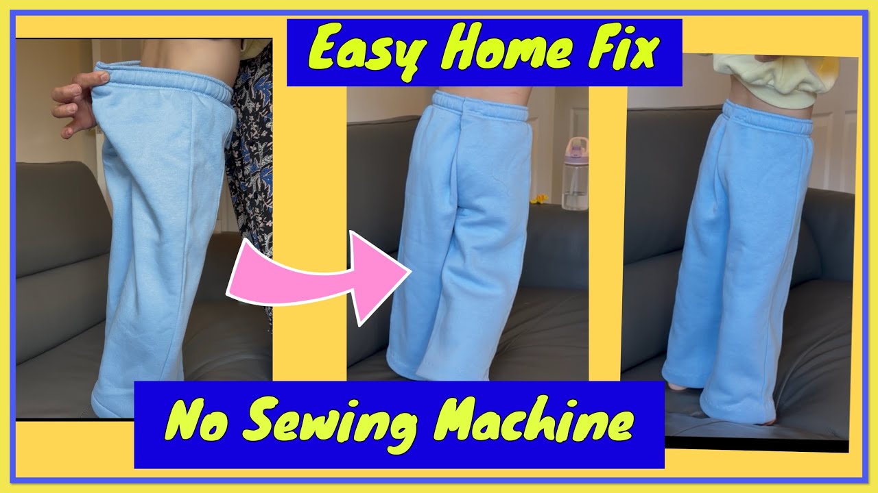 Adjust Children’s Trousers at Home ( No Sewing Machine)