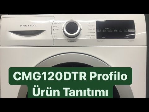 Profilo CMG120DTR çamaşır makinesi 9 kg premium serisi kullanım tarifi ve detaylı anlatım #profilo