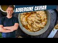 Easy homemade aubergine caviar (eggplant dip)