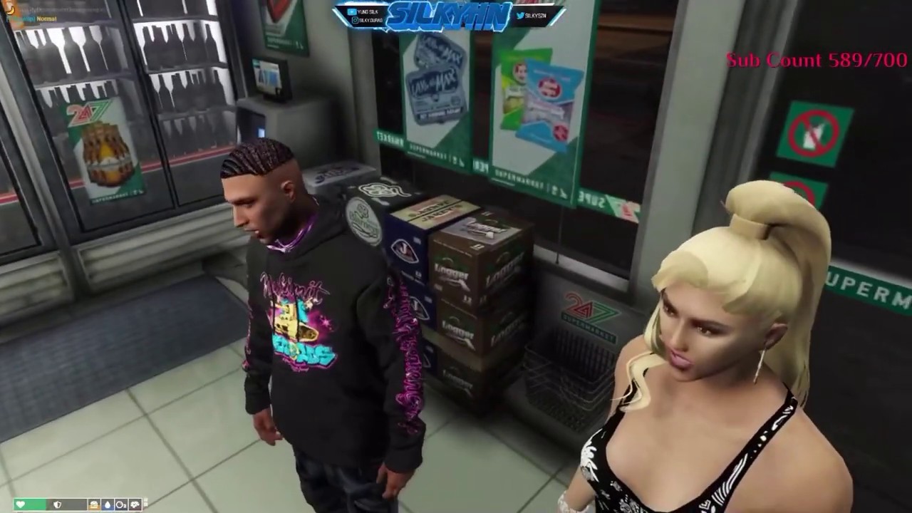 GTA RP | SILKY TALKS TO THE THROAT GOAT AMINA!! 😈 YBN LOS SCANDALOUS | ( Rico Don )