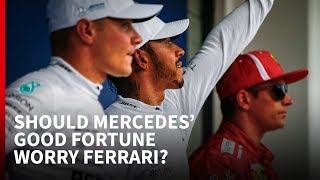 Should Mercedes' Good Fortune Worry Ferrari?