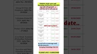 RSMSSB /RSSB Latest & Upcoming vacancy 2024-2025 || Rajasthan upcoming bharti 2025..