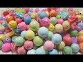 びっくらたまご×300 大量バスボール スペシャル編  ASMR Bath ball