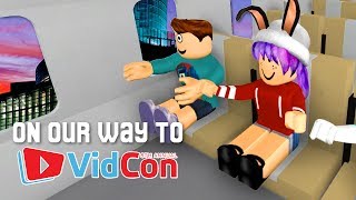 ON OUR WAY TO VIDCON 2017 IN ROBLOX | RADIOJH GAMES & MICROGUARDIAN