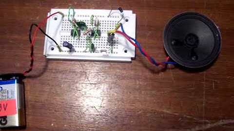 Police sirens sound circuit with IC555