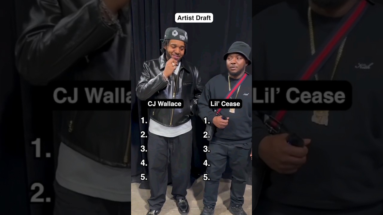 BIGGIES SON AND LIL CEASE NAME THEIR TOP 5 RAPPERS 🎙🎤🔊