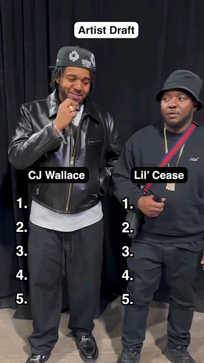 BIGGIES SON AND LIL CEASE NAME THEIR TOP 5 RAPPERS 🎙🎤🔊