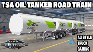 American Truck Simulator (v1.49) | TSA Oil Tanker Road Train | Mega Tuning screenshot 5