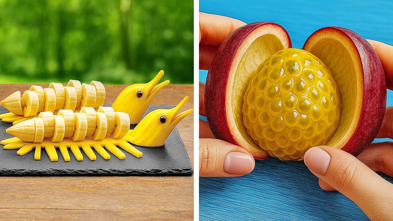 YOU’VE BEEN CUTTING FRUIT WRONG!   Genius Hacks For Peeling Exotic Fruits Perfectly!
