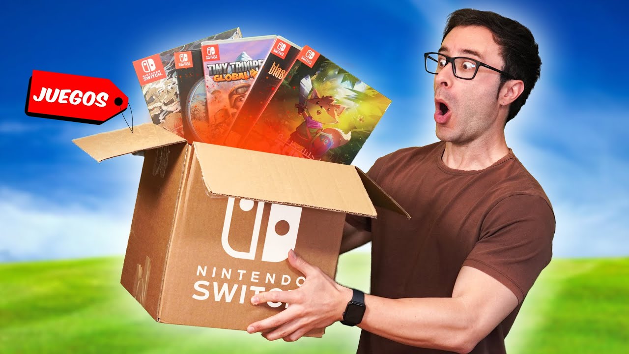 Opening the MYSTERY BOX of NINTENDO SWITCH GAMES 😱 - YouTube